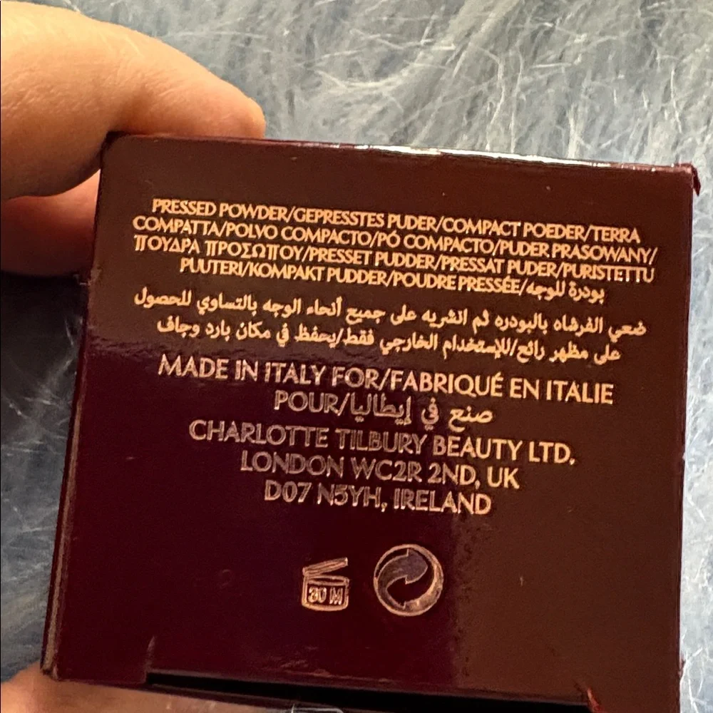 Charlotte Tilbury Airbrush Flawless Finish Setting Powder-Tan, Color03 Mini Size
